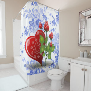 Rideau de douche Saint Valentin