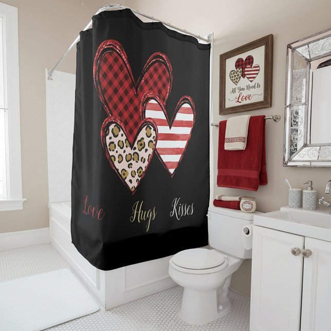 Rideau de douche Saint-Valentin sauvage (Créateur téléchargé)