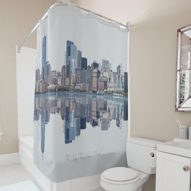 Rideau de douche Skyline de New York (NY Skyline Shower Curtain)