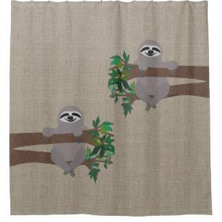 Rideau de douche Sloth