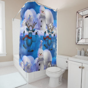 Rideau de douche Snoiwman