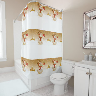 Rideau de douche Snowman