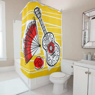 rideau de douche Souvenirs espagnol