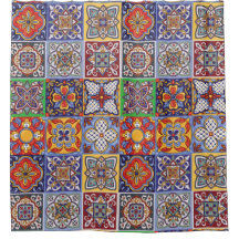 Rideau de douche Talavera Design-1