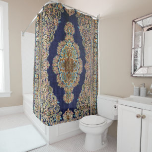 Rideau de Douche Tapis Oriental Tuerie Kilim