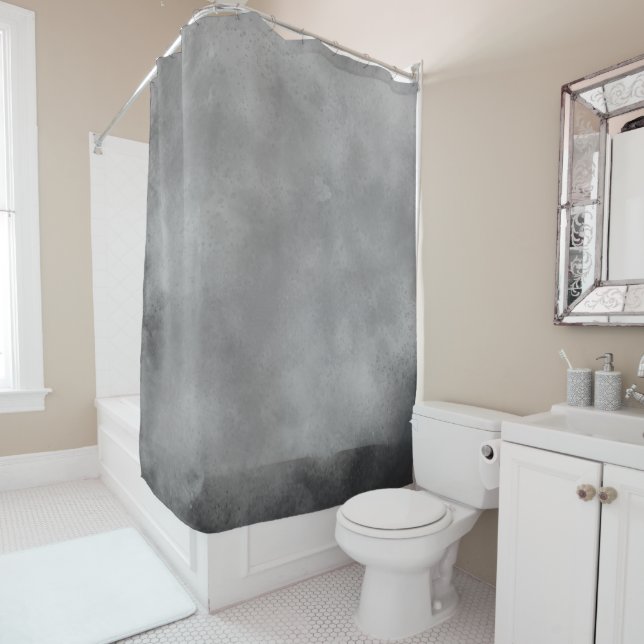 Rideau de douche tempête (En situation)