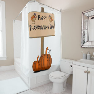 Rideau de douche Thanksgiving