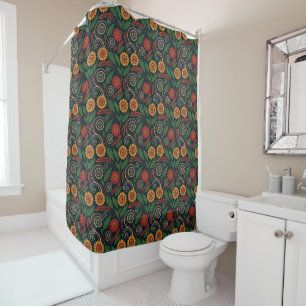 Rideau de douche tribal africain