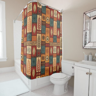 Rideau de douche tribal africain