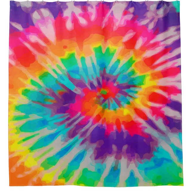 Rideau de douche Tye-Dye-3 (Devant)