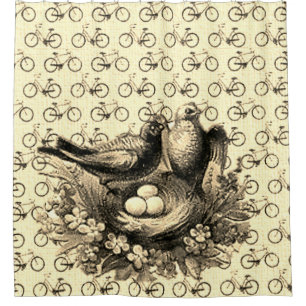 Rideau de douche victorien