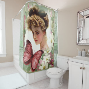 Rideau de douche victorien