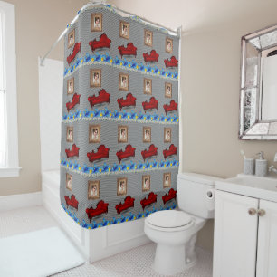 Rideau de douche victorien