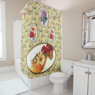 Rideau de douche victorien