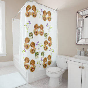 Rideau de douche victorien