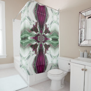 Rideau de douche violet Ocean Breeze