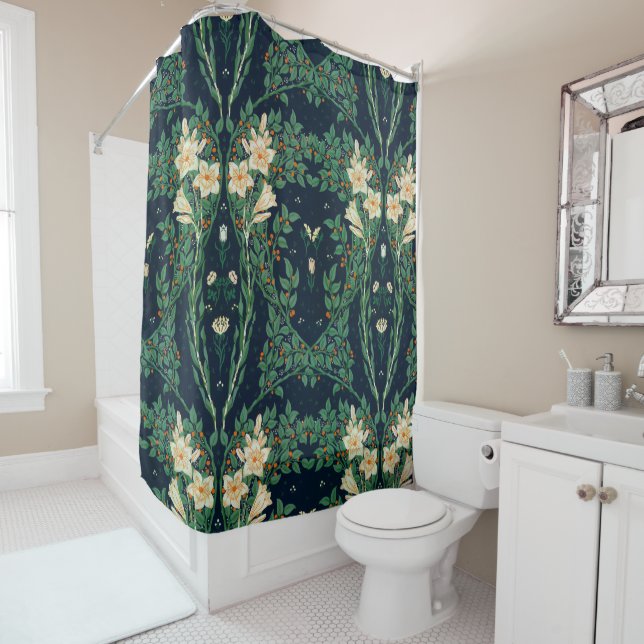 Rideau de douche Walter Crane Francesca (En situation)