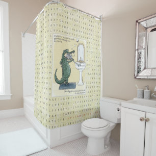 Rideau en douche anglais/espagnol -
