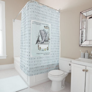 Rideau en douche anglais/espagnol -