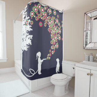 rideau en douche banksy de marine de style de