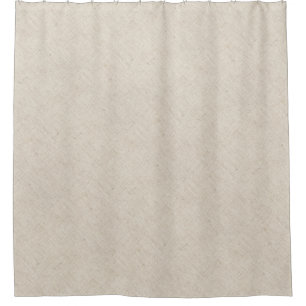 Rideau en douche beige de tissu texturisé de toil