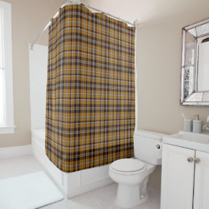 Rideau en douche Brown de tartan de Sadle