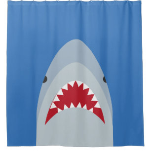 Rideau en douche d'attaque de requin