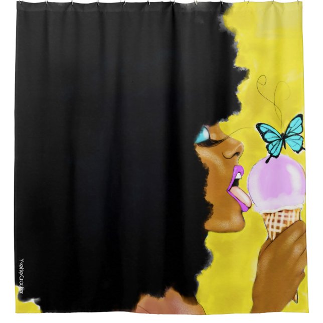 Rideau en douche de crème glacée (Devant)