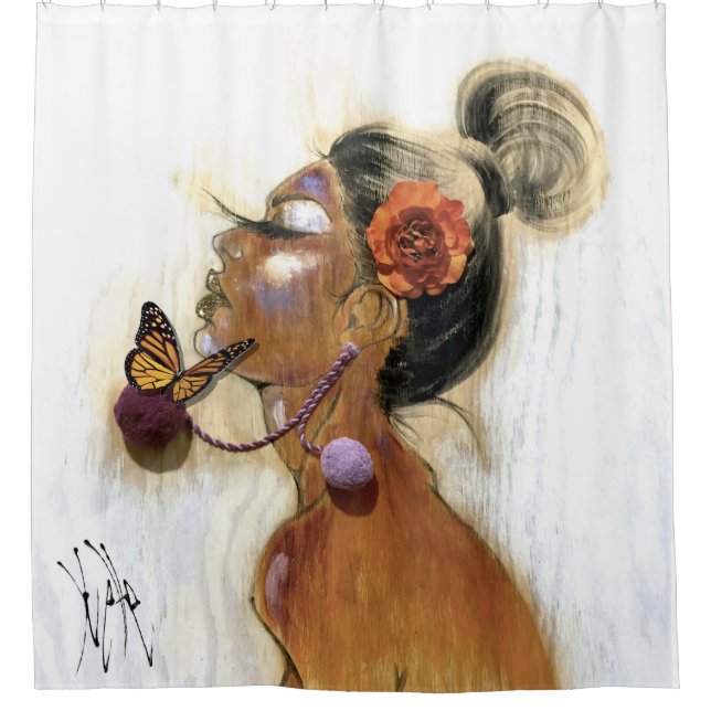 Rideau en douche de hausse et d'éclat (Devant)