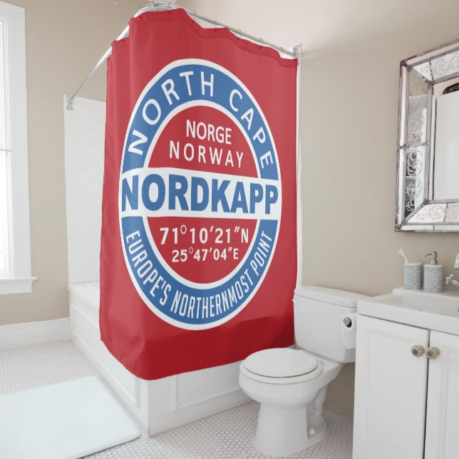 Rideau en douche de NORDKAPP Norvège (En situation)