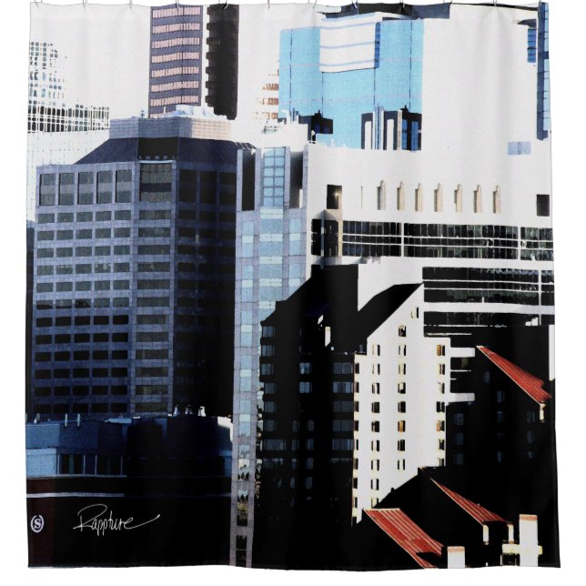 Rideau en douche de paysage urbain (Devant)