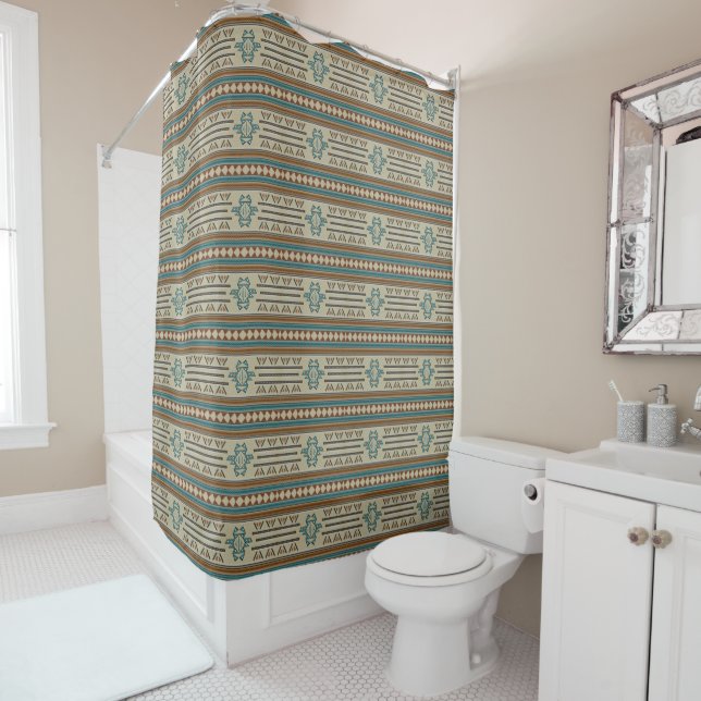 Rideau en douche de prospérité avec le revêtement (En situation)