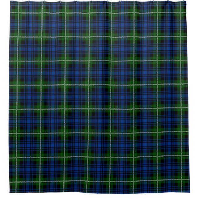 Rideau en douche de tartan de Forbes (Devant)