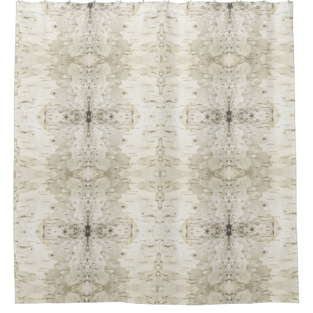 Rideau en douche d'écorce de bouleau (Devant)