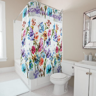 RIDEAU EN DOUCHE DES EMPREINTES DE PATTES %PIPE%