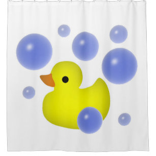 Rideau en douche en caoutchouc de canard