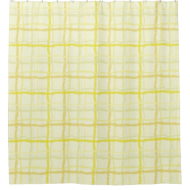 Rideau en douche jaune de soleil - plaid (Devant)
