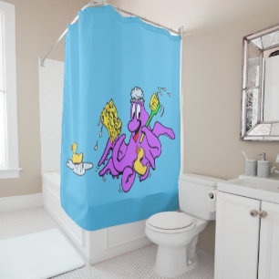 Rideau en douche personnalisable de poulpe de