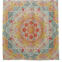 Rideau en douche turquoise de flamme de sud-ouest