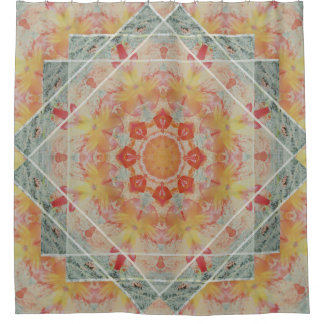 Rideau en douche turquoise de flamme de sud-ouest