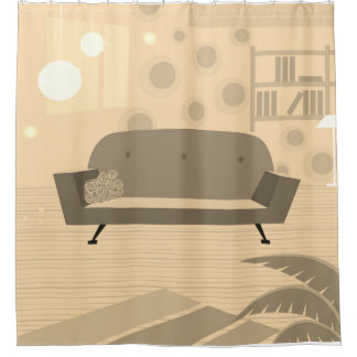 Rideau en douche vintage de luxe