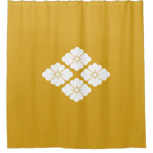 RIDEAUX DE DOUCHE 四つ花菱