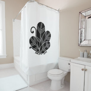 RIDEAUX DE DOUCHE 鷹の羽蝶