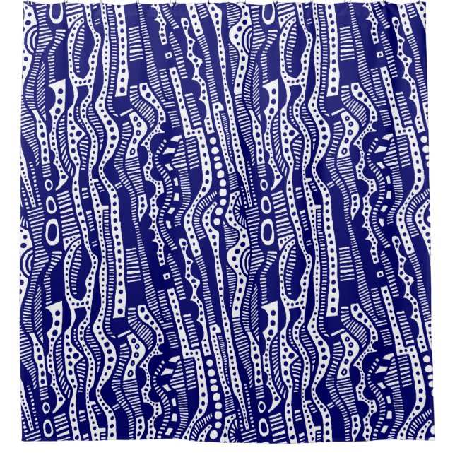 Rideaux De Douche 120115 - Deep Navy Blue (Devant)