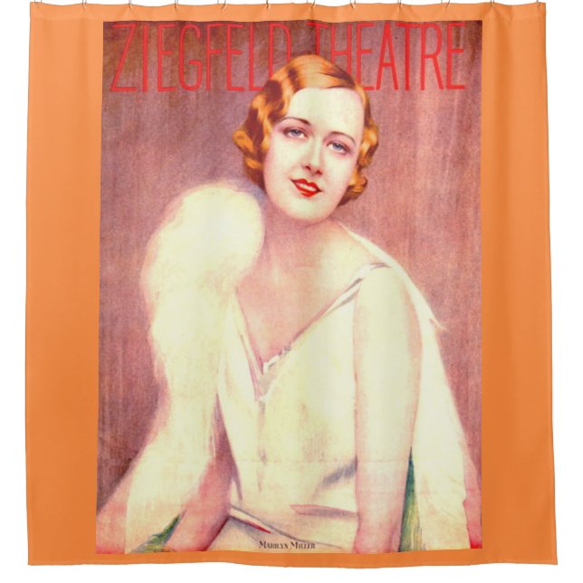 Rideaux De Douche 1928 Ziegfeld Théâtre couverture Marilyn Miller (Devant)