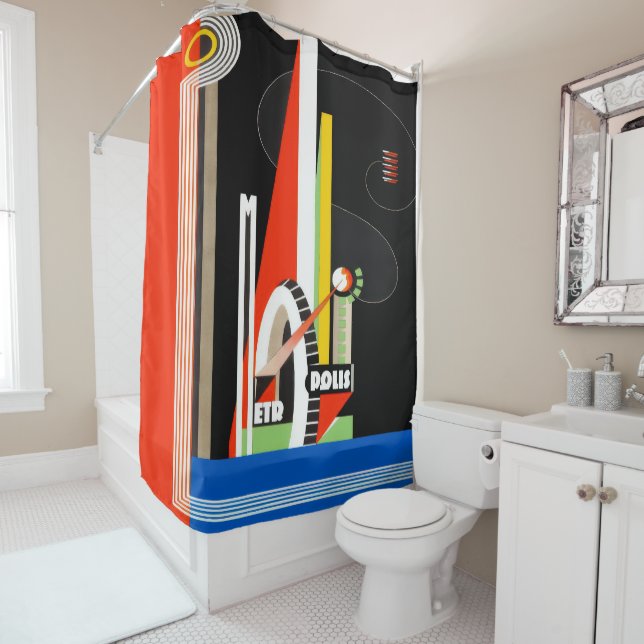 Rideaux De Douche 1930's Movie Shower Curtain (En situation)