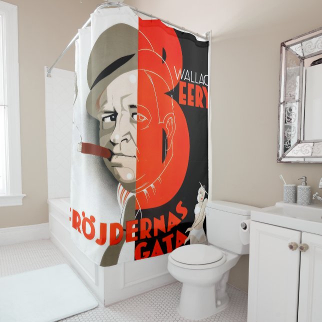 Rideaux De Douche 1930's Movie Shower Curtain (En situation)