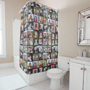 Rideaux De Douche 24 Instagram Photo Collage - Photos partout