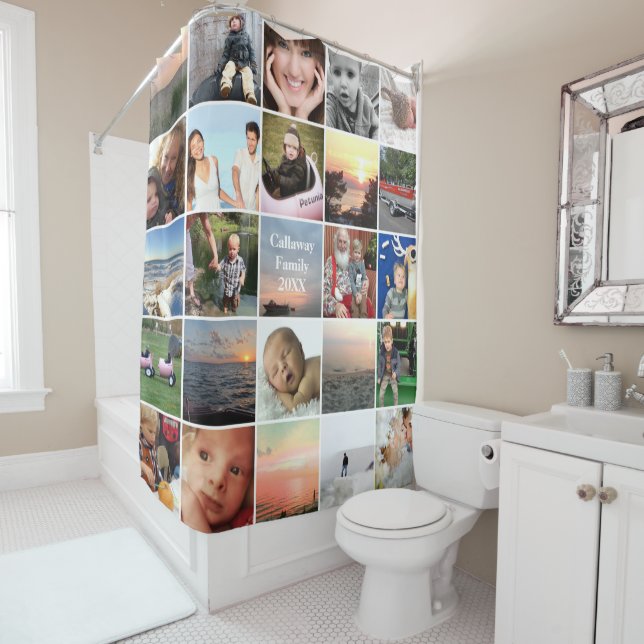 Rideaux De Douche 25 de vos photos Instagram ici (En situation)