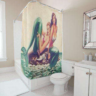 Rideaux De Douche 2 sirènes